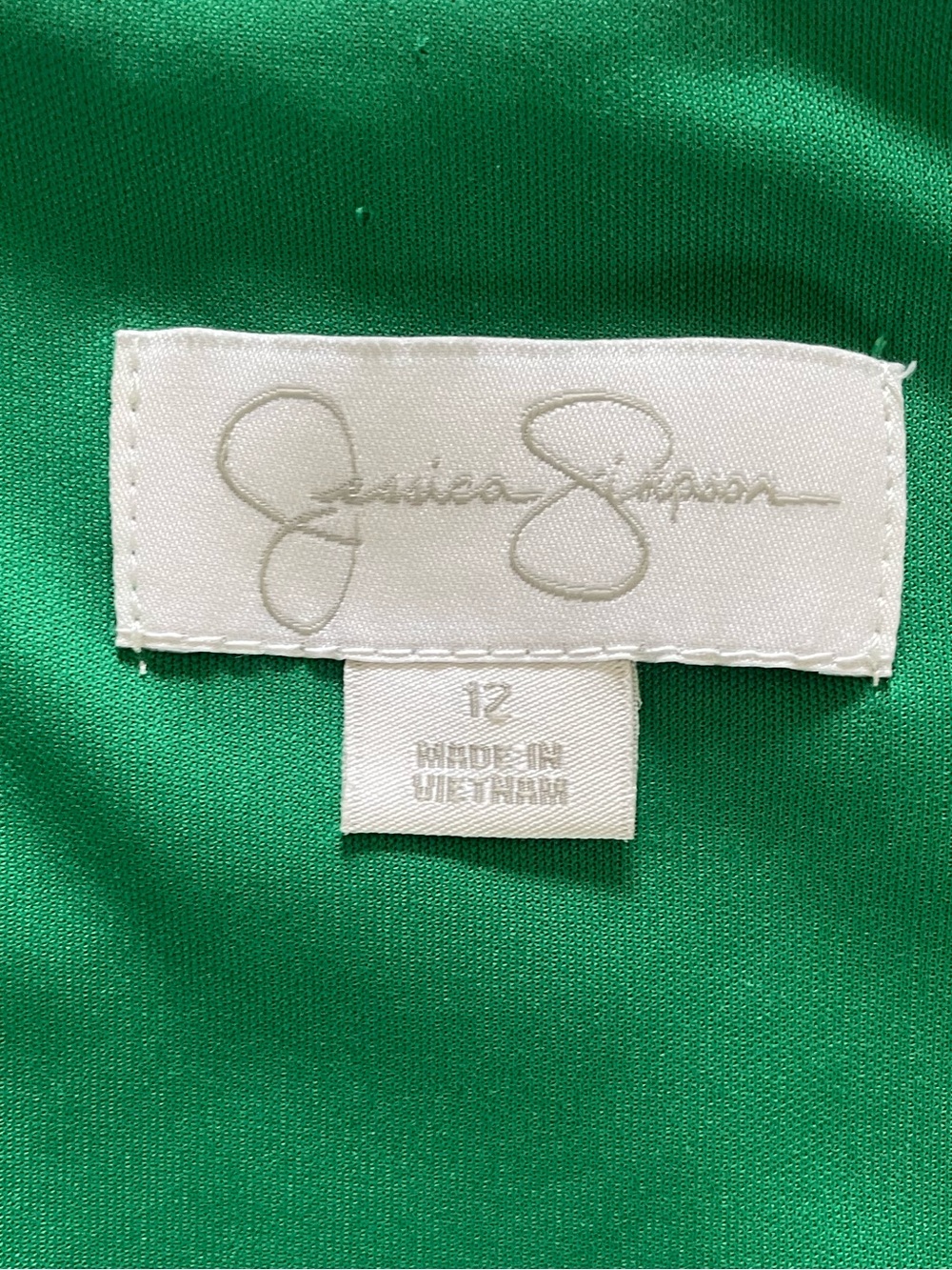 Jessica Simpson Kelly Green Sleeveless Pleated Maxi Dress Size 12 Wedding Guest - Picture 7 of 12